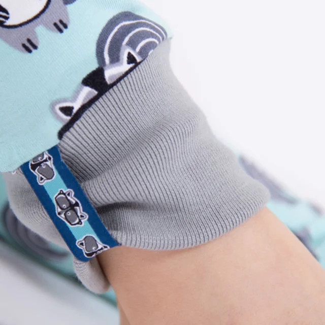 Kinderschlafanzug Schnittmuster Bündchen