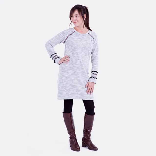 Kleid Strickstoff Anleitung Schnittmuster Bohostyle