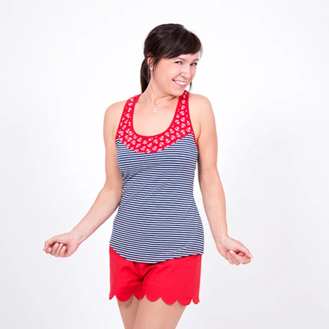 Ankertop nähen Schnittmuster