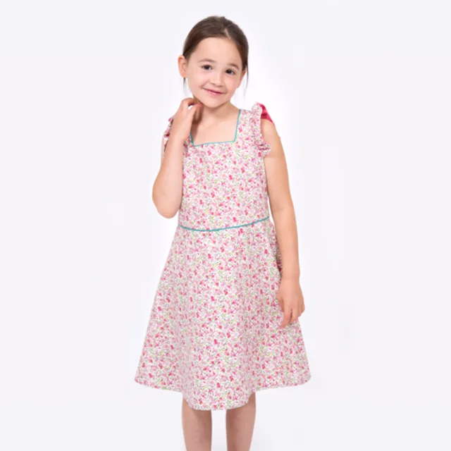 Schnittmuster Kleid Nähanleitung Rüsche DIY