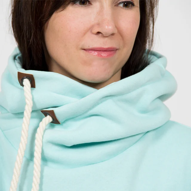 Kapuzenpullover Schnittmuster Wickelkapuze