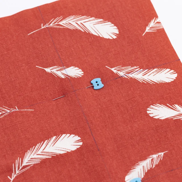 Quilt Stecknadeln in Anwendung