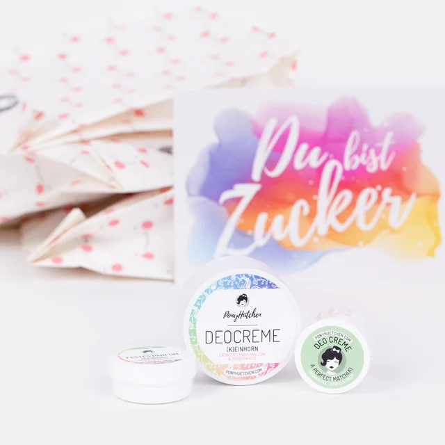 happy sewing Challenge Gewinn Kosmetik Pony-Hütchen