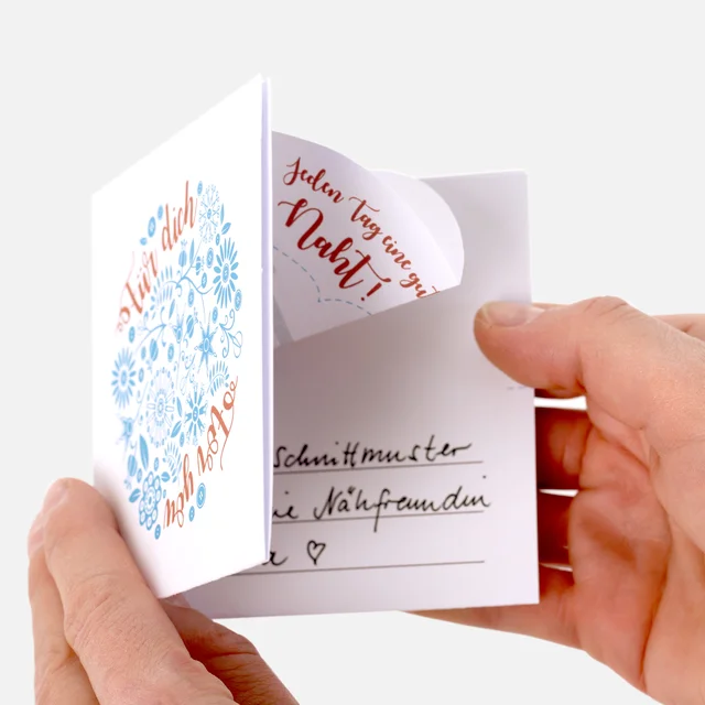 pattydoo Verschenkgutscheine zugefaltet Geschenkidee