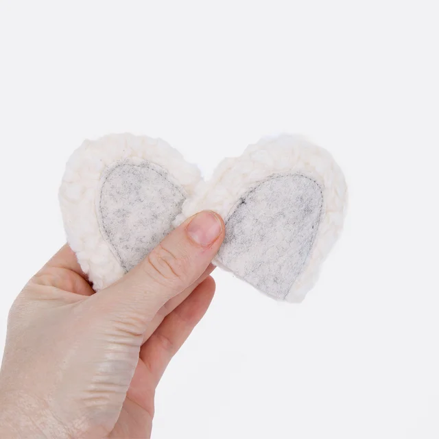 flauschige Wärmflaschenhülle nähen Ohren Teddybär