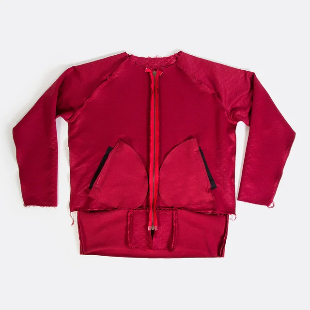 Nähanleitung Blousonkragen an Kapuzenjacke VT RT Ärmel nähen