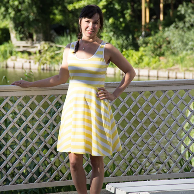 free tutorial skater dress combined with tank top free tutorial skater dress combined with tank top