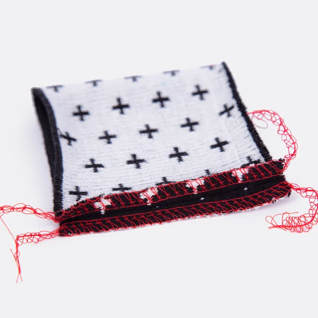 Nähte Schließen Fertigbündchen