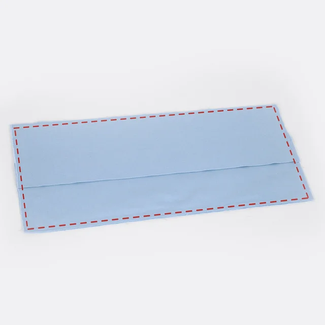 Nähanleitung Nähmaschinenhülle Schnittmuster kostenlos Außenteil absteppen