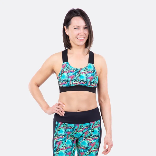 Schnittmuster Sport-BH Leggings Workout Fitness-Studio-Kleidung selber nähen Schnittmuster Sport-BH Leggings Workout Fitness-Studio-Kleidung selber nähen