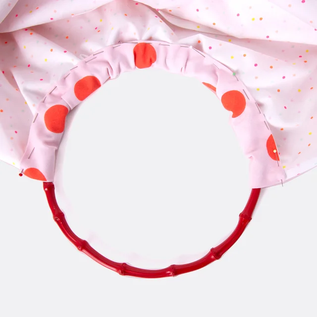 Bambusgrifftasche Bamusgriff einnähen