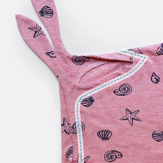 Nähanleitung Knotenärmel Absteppung