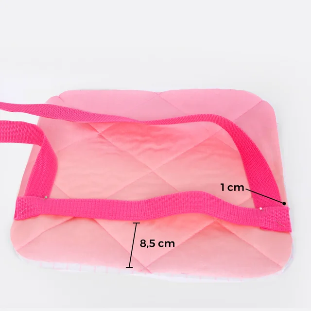 Gurtband positionieren Picknick selber nähen