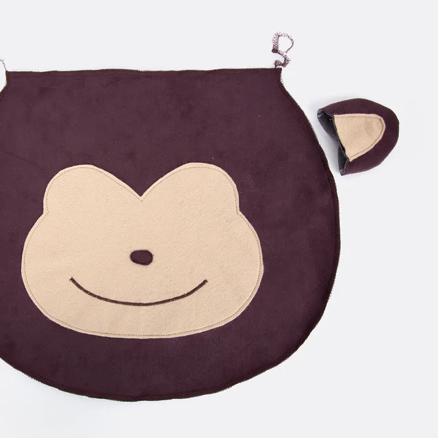 Turnbeutel Kinder, Applikation aufnähen