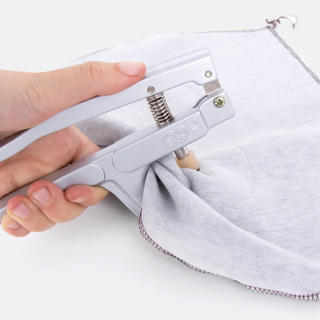 Turnbeutel Kinder, Kam Snap mit Zange rein drücken