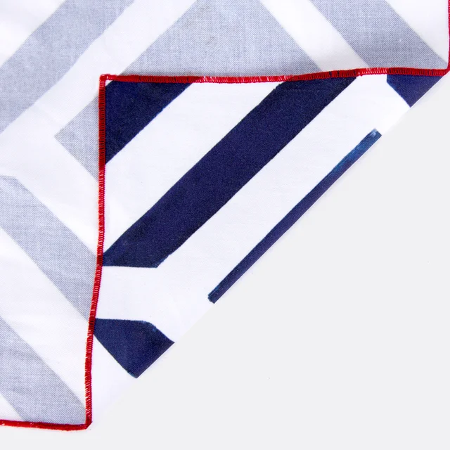 Anleitung Furoshiki Tuch Rollsaum nähen