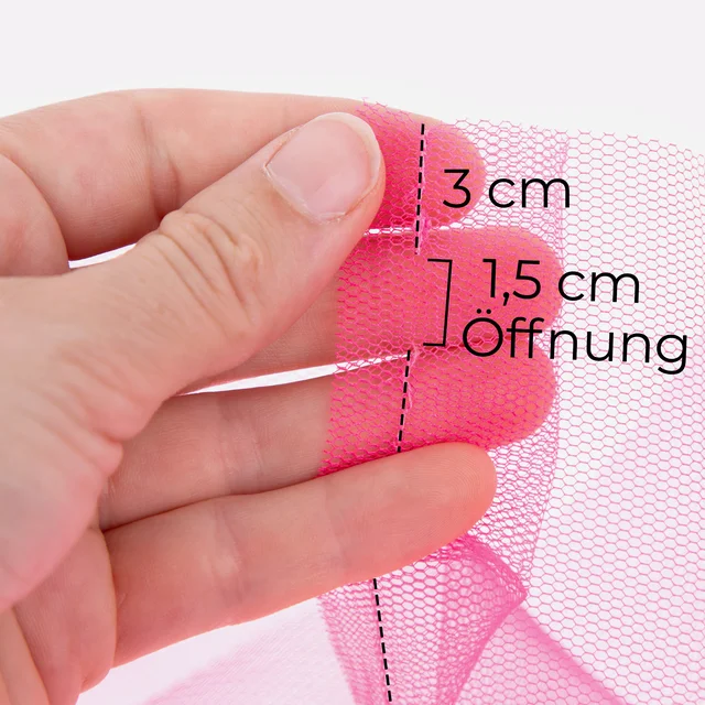 Obstbeutel nähen Öffnung für Bänder