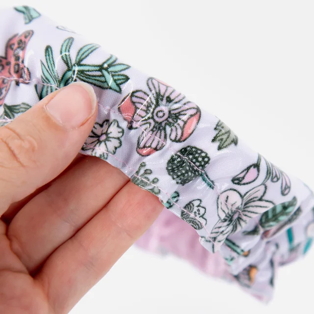 Schüsselabdeckung nähen Rand absteppen