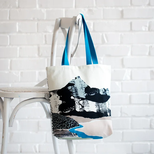 Anleitung Stoffbeutel nähen aus Geschirrhandtuch von Ikea