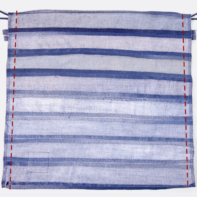 Sitzkissen nähen - Seiten zusammen nähen