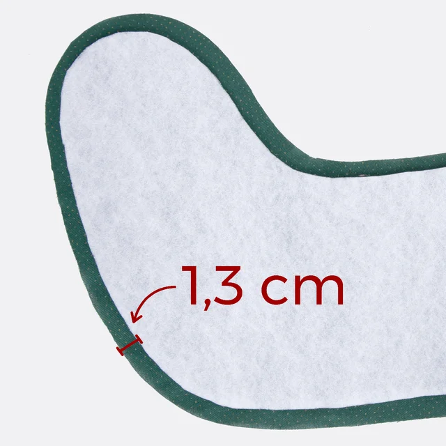 Nikolausstiefel nähen - Einlage H630 aufbügeln