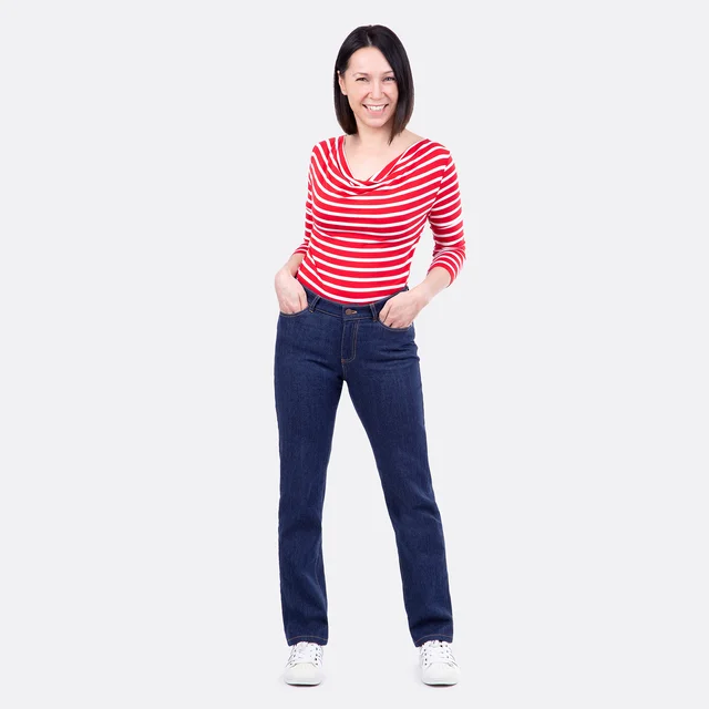 Schnittmuster Damen-Jeans selbstgenäht