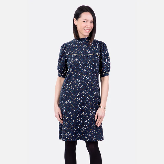 Schnittmuster A-Linienkleid für Damen mit Passe DIY