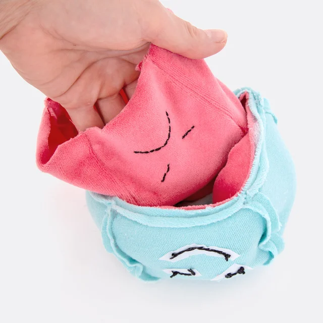 Wende-Oktopus: zweites Kopfteil feststecken