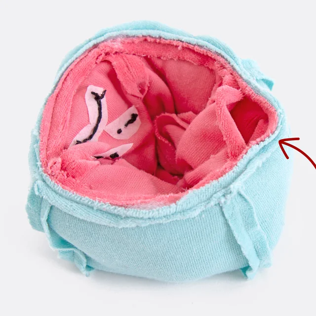 Wende-Oktopus DIY: Wendeöffnung