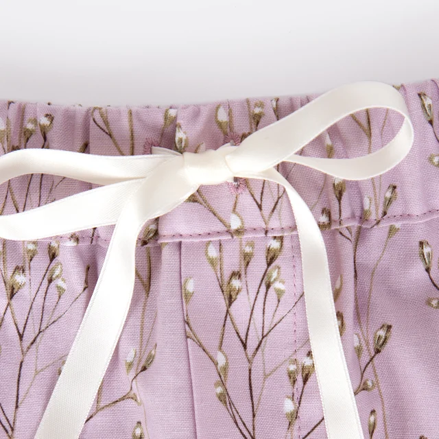 Nähanleitung Damenshorts Webware Bund mit Schleife 