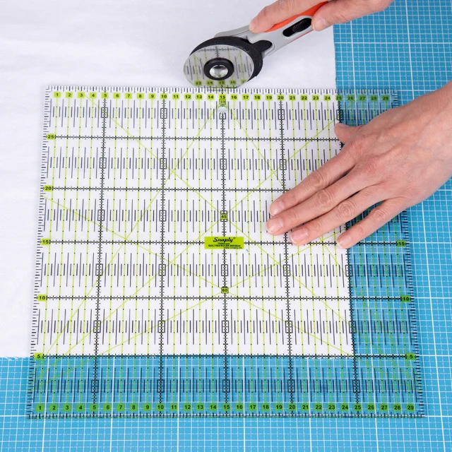 DIY Waffeltücher nähen - Flanell zuschneiden