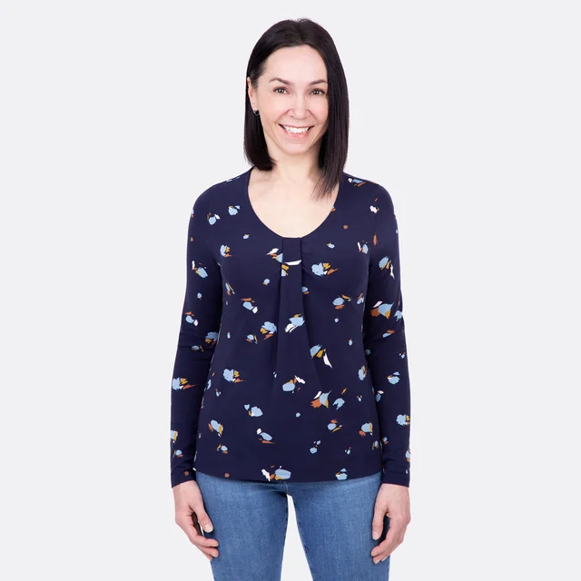 Damenshirt aus Bambus Viskosejersey nähen