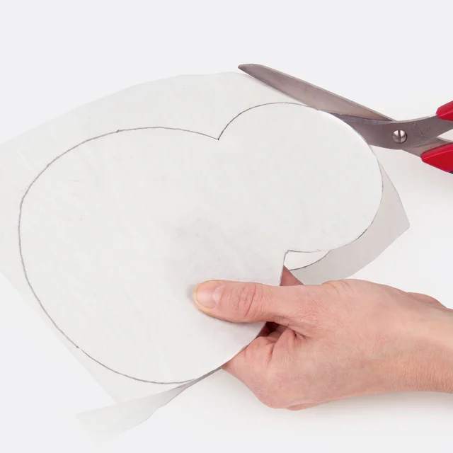 Schneemann Applikation für Weihnachtspulli ausschneiden