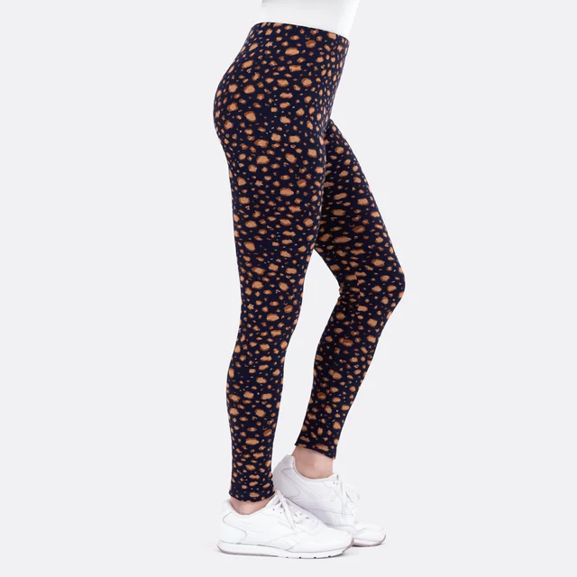 Leggings aus Alpenfleece mit Leoprint selbernähen
