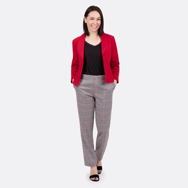 Damnschnittmuster Blazer und Hose für elegantes Busines-Outfit