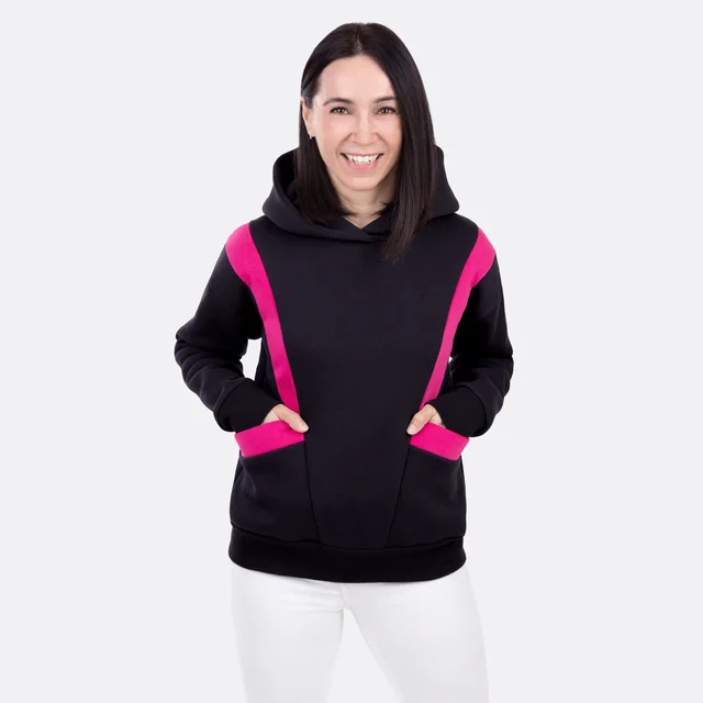Damen-Schnittmuster Hoodie aus Heavy Sweatstoff nähen