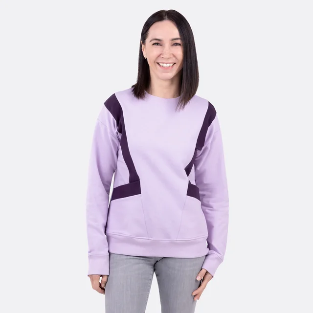 Damen Schnittmuster Sweatshirt mit Teilung nähen