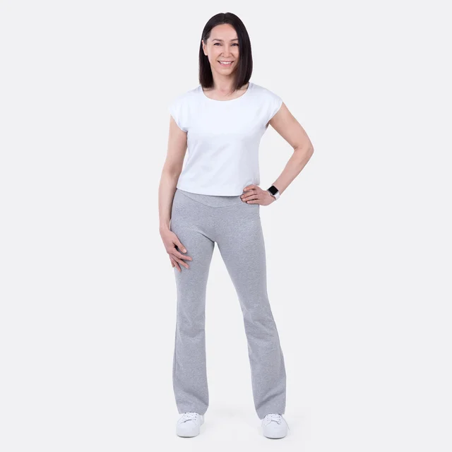 Damen Schnittmuster Flared Leggings aus Jersey nähen