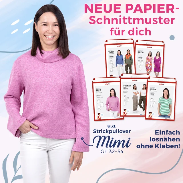 Neue Papierschnittmuster von pattydoo