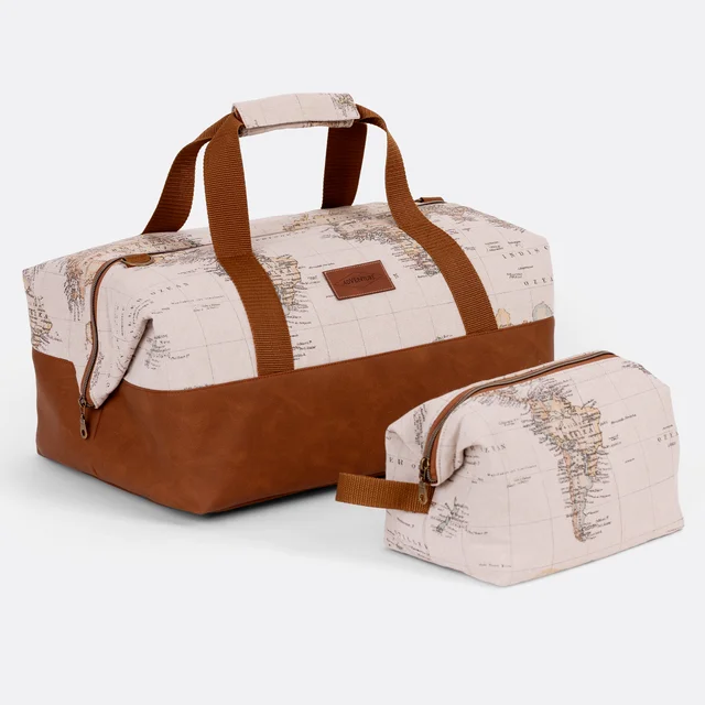 Reisetasche Vintagelook Kuntslder Canvas selber nähen Reisetasche Vintagelook Kuntslder Canvas selber nähen