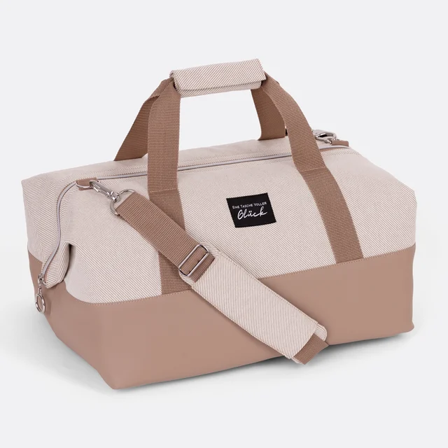 Weekender Kunstleder Canvas Taupe selber nähen Weekender Kunstleder Canvas Taupe selber nähen