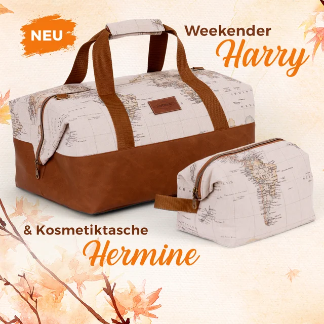 Schnittmuster Weekender & Kosmetiktasche selber nähen