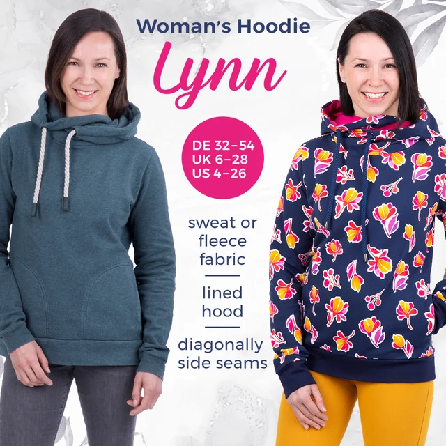 sewing pattern women's hoodie