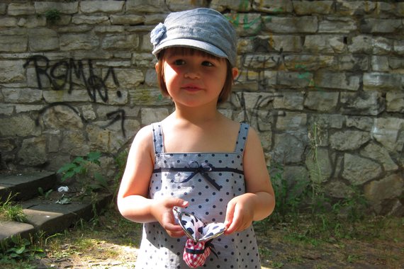 Bluse wird Kinderkleid Refashionprojekt