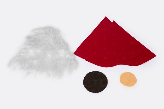 Wichtel Weihnachtsdeko selbernähen Materialien